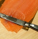 Picture of Whole Smoked Scottish Salmon Side, Sliced (approx 1kg)